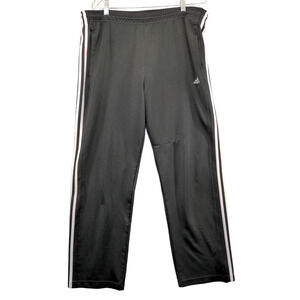 Adidas Men's Track Pants Black XL Drawstring Waistband Side Pocket Polyester